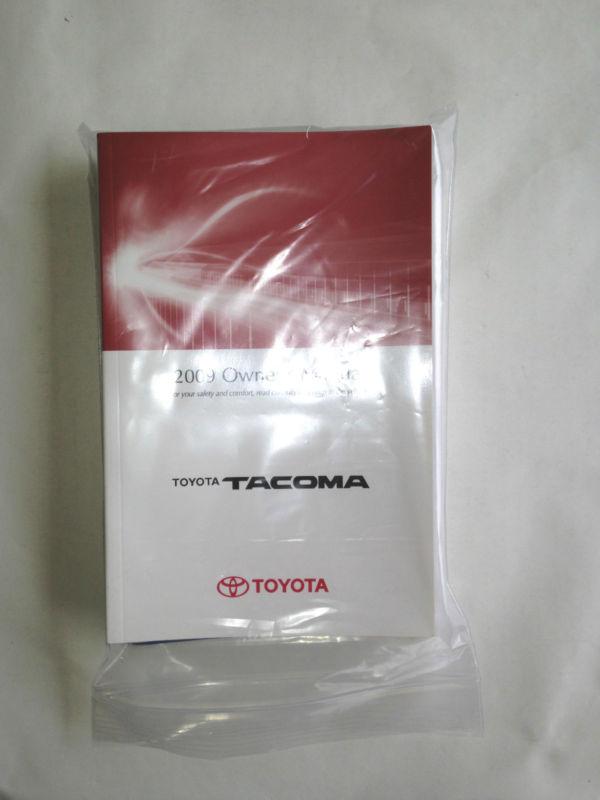 2009 toyota tacoma owners manual in excellent condition