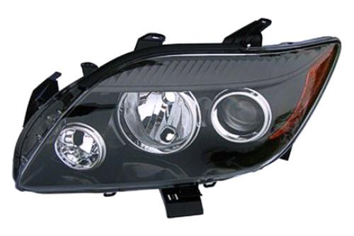 Replace sc2518104 - 2008 scion tc front lh headlight lens housing