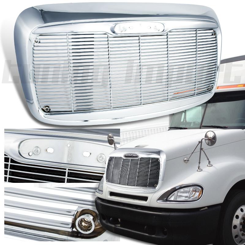 2000-2008 freightliner columbia chrome billet front grille truck century classic