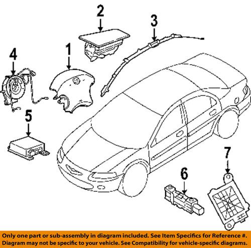 Mopar oem 4649130ac air bag-clockspring