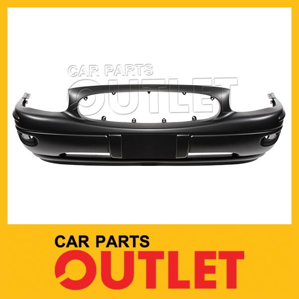 2000-2005 buick lesabre custom front bumper cover primered black smooth plastic