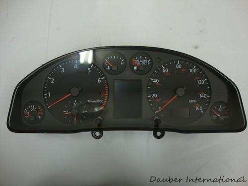 00 01 02 03 04 audi a6 speedometer 2.8l auto awd with tach