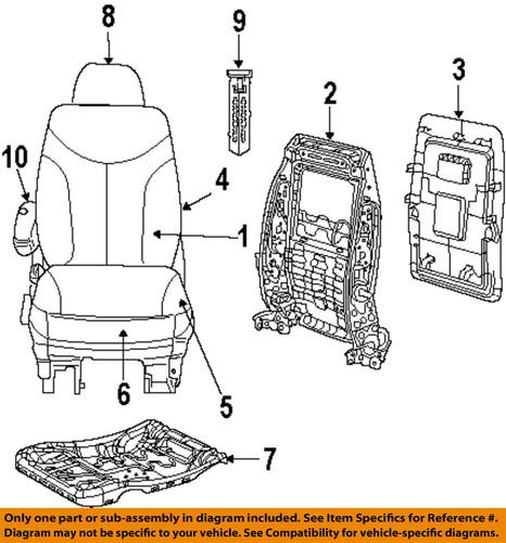 Volkswagen oem 7b0881405fde5 front seat-seat cover