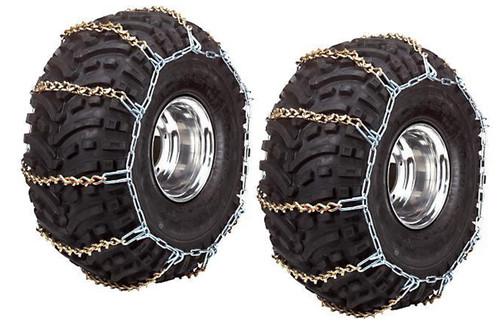 Rear atv tire chains pair can am renegade 500 800 2007 2008 2009 2010