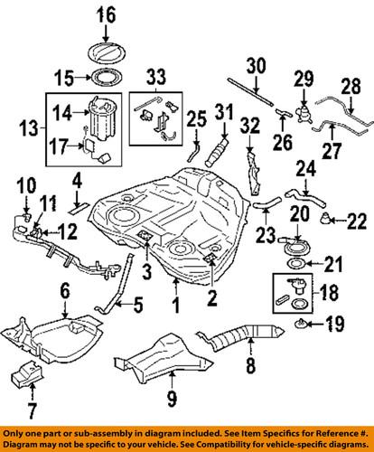 Subaru oem 42012ag02b fuel tank