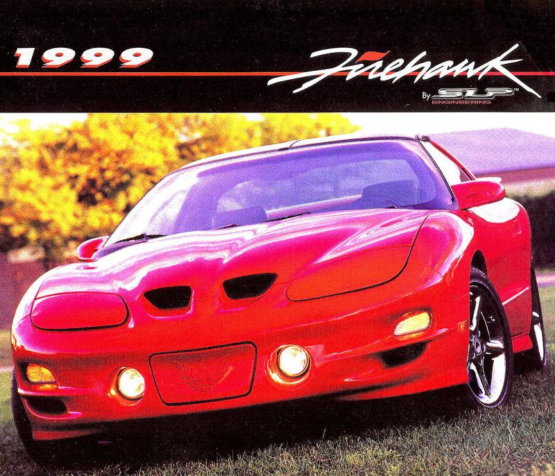 1999 pontiac trans am firehawk brochure by slp engineering -trans am firehawk