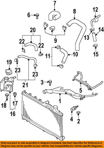 Subaru oem 99071ac220 cooling-vacuum hose