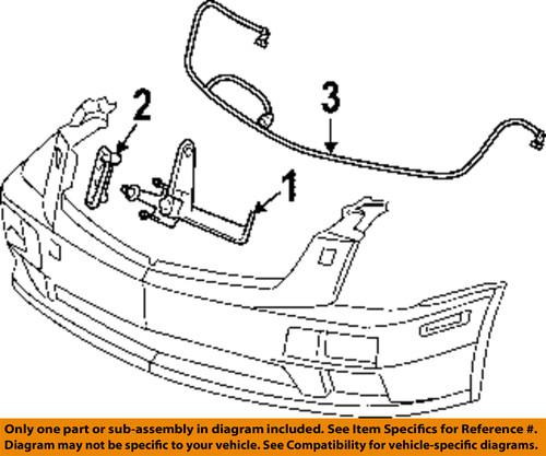 Cadillac gm oem 25747957 washer-washer nozzle