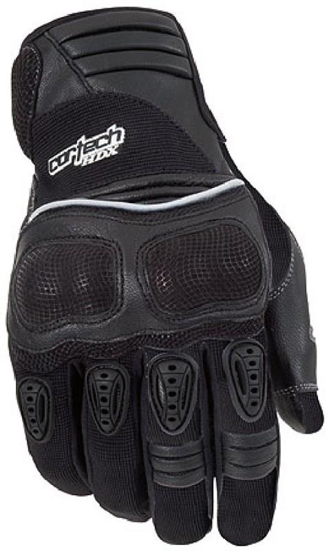 Mens black cortech hdx motorcycle riding glove xxl 2xl