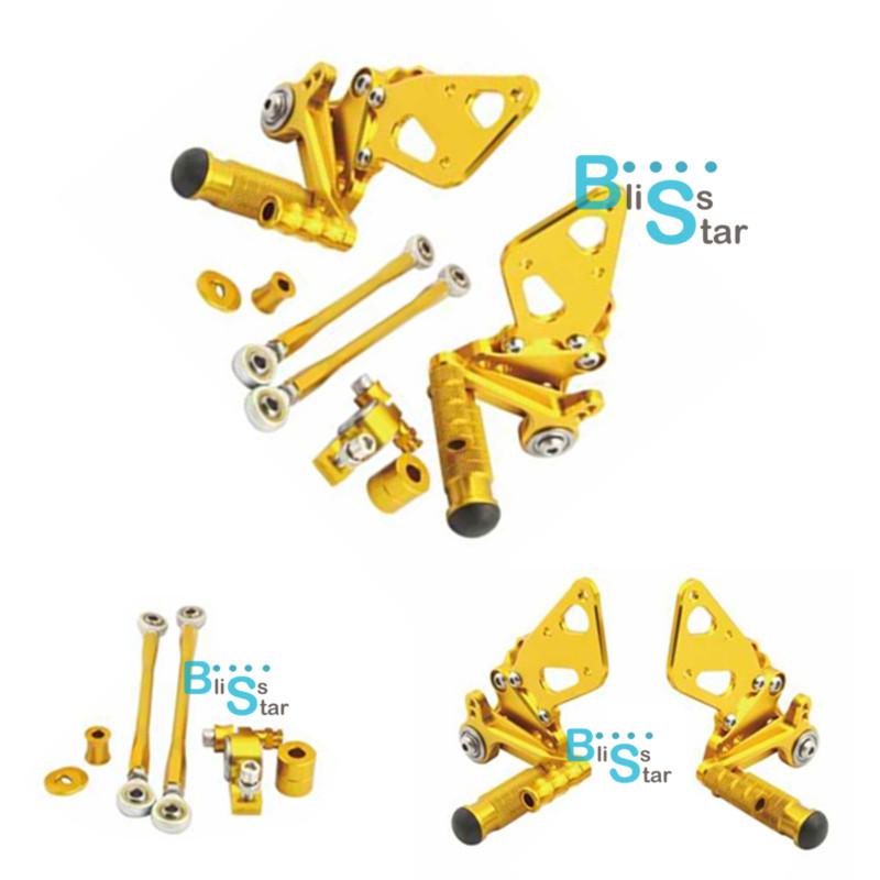 Golden cnc adjustable rear sets rearsets fit ducati 1098 1198 848 d001