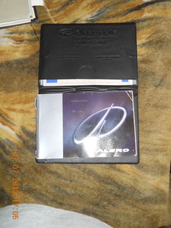 01 oldsmobile alero owners manual guide literature 1 day handling