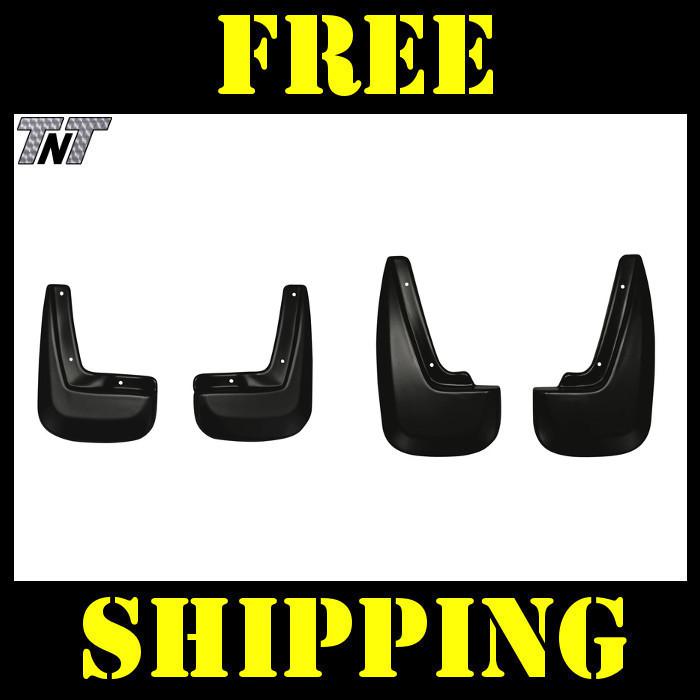 10 - 13 chevy equinox chevrolet husky liners mud guards black front & rear flaps