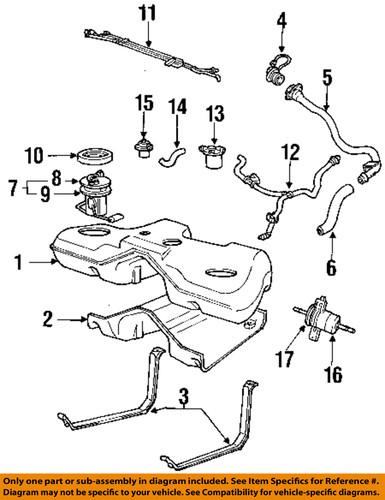 Ford oem 5l2z9341a fuel system-shut-off valve