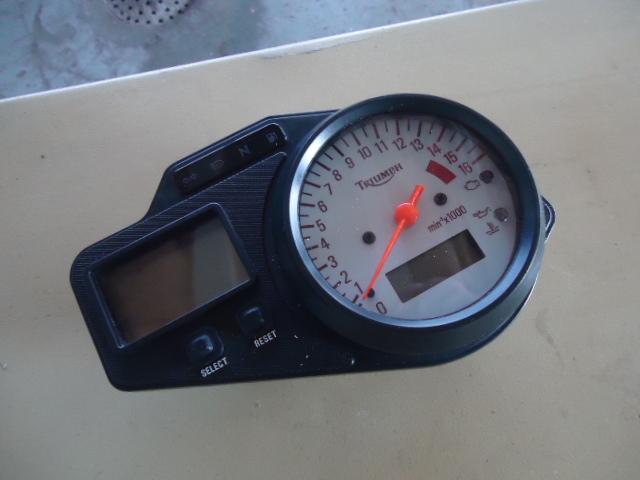 2001 triumph tt 600 digital speedometer mph gauge odometer indicator lights