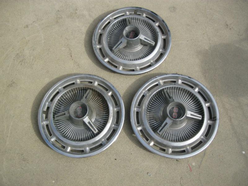 1965 1966 chevy ss hubcaps