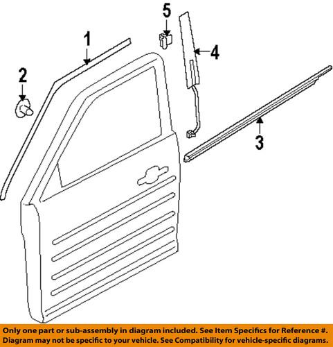 Ford oem ba8z7420555aa front door-applique