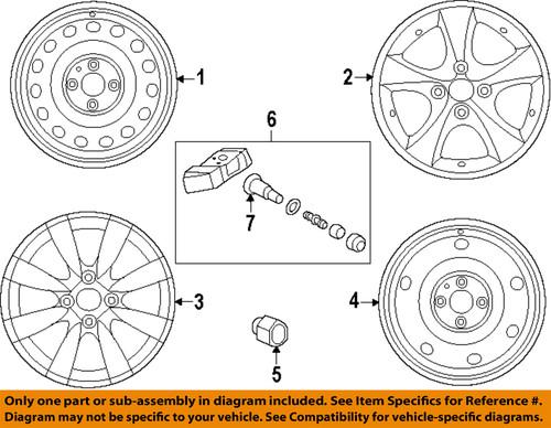 Hyundai oem 529101r305 wheel-wheel, alloy