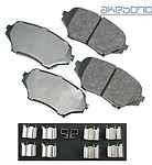 Akebono act1179 front ceramic pads