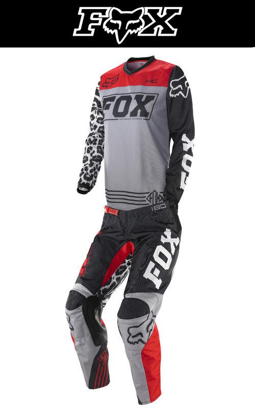 Fox racing womens hc jersey & 180 pant black red combo kit dirtbike atv mx 2014