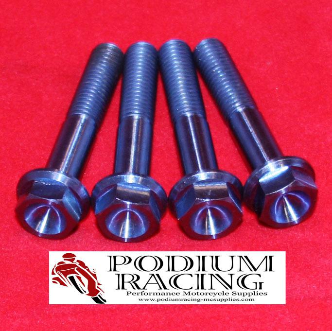 Ducati 749 999 titanium showa fork pinch bolts blue