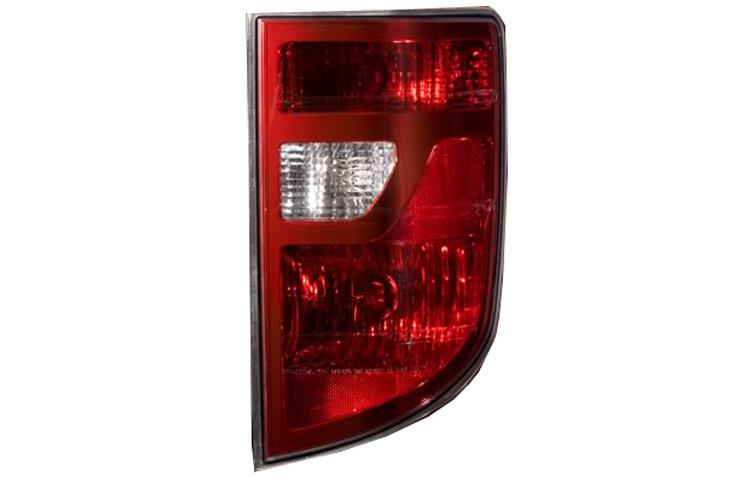 Passenger replacement clear/red lens tail light 09-10 honda ridgeline crew cab