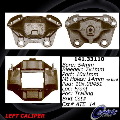 Centric parts disc brake caliper 141.33110