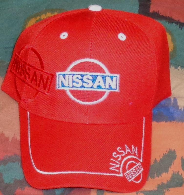 Nissan   hat / cap   red / triple logo