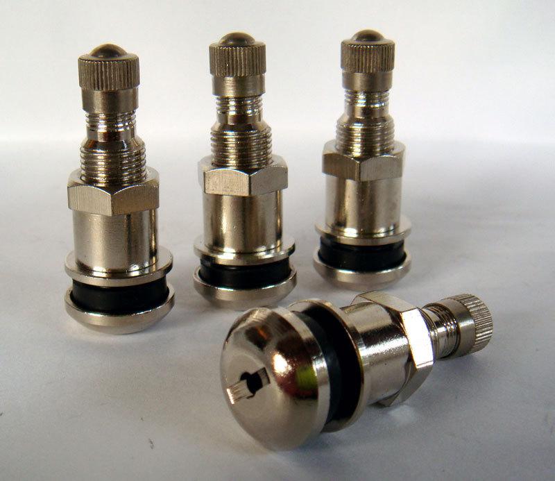 4 pcs.tubeless snap-in tire valve for high pressure.