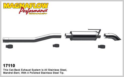 Magnaflow 17110 nissan truck titan stainless cat-back system performance exhaust