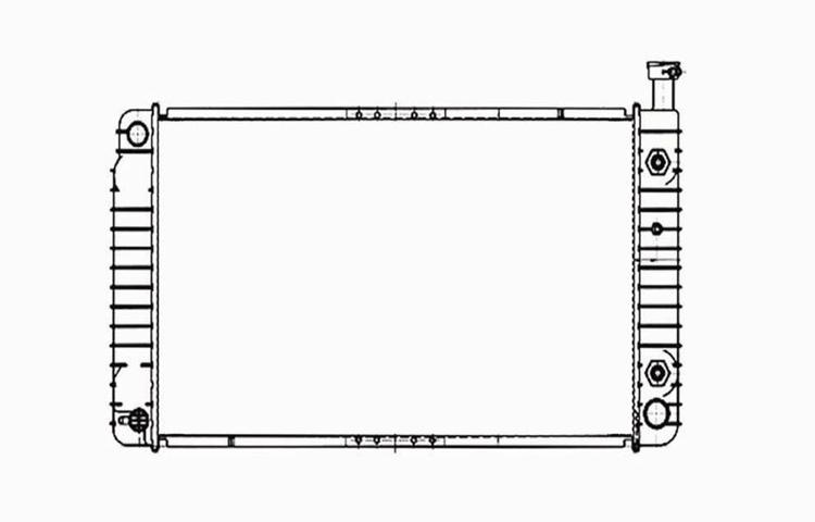 Replacement radiator 96-02 chevy express automatic trans 4.3l 5.0l 5.7l 15762438