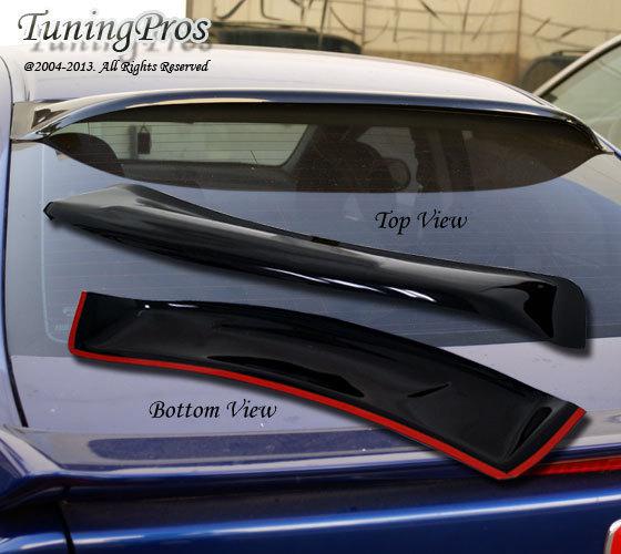 1993-1997 93-97 toyota corolla 4d window deflector rear roof visor wing spoiler