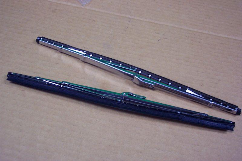 1955 1956 ford mercury correct wiper blades new pair 55 56    