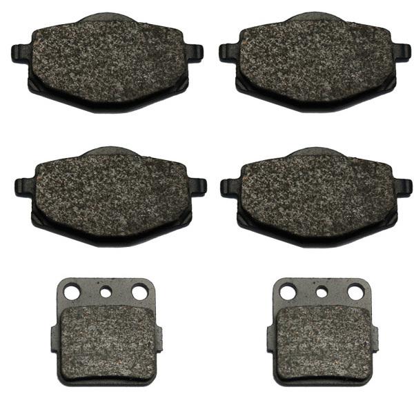 1987 1988 yamaha yfm 350 xt xu warrior kevlar carbon front rear brake pads 87 88