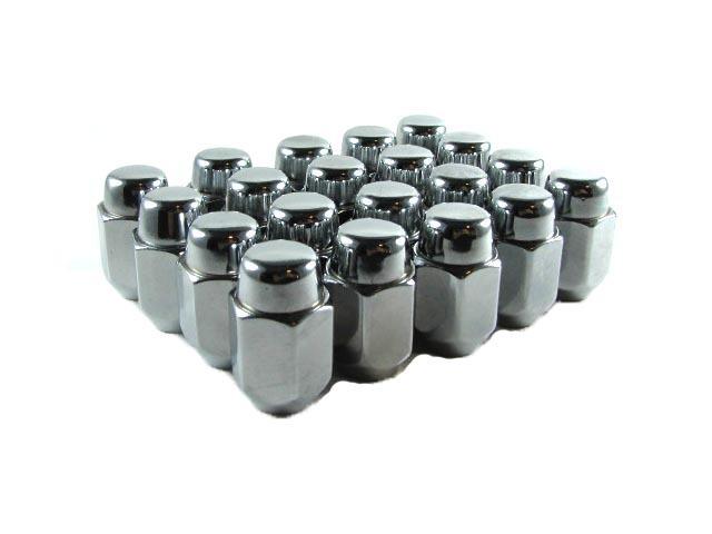 Lug nuts acorn 12x1.75 chrome lugs nut 20 ford lincoln