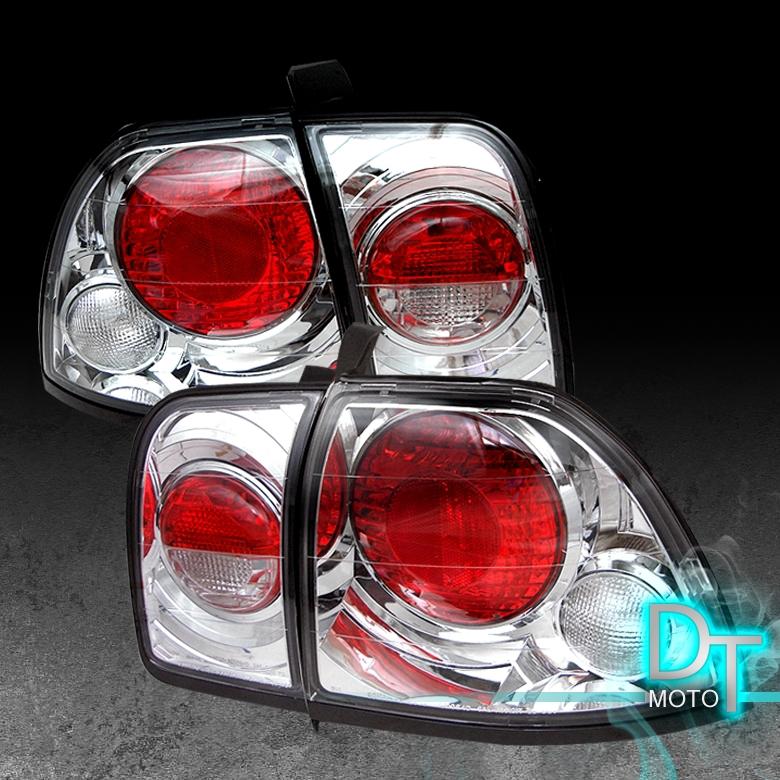 96-97 honda accord 2/4dr jdm clear altezza tail lights lamps left+right pair