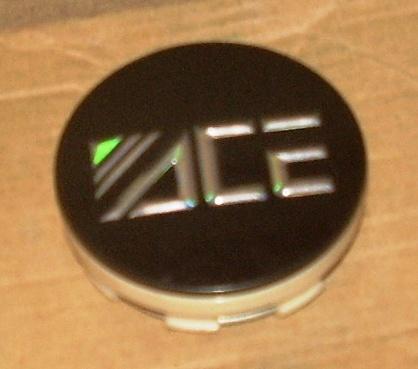 Ace wheels black custom wheel center cap a135 (1)