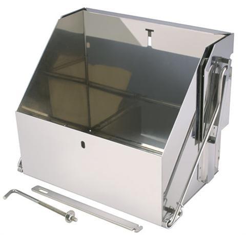 New polished stainless steel drop-out dropout drop out battery box tray for sale