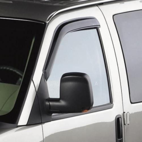 01-12 chevrolet express & gmc savana side window deflector vent shades 12370638