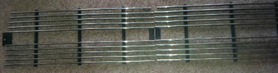 New-- dodge billett grille kit polished stainless steel  new includes all parts