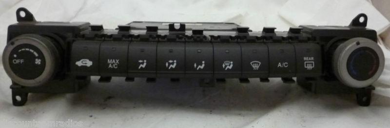 08-12 honda accord  ac / heater climate control 