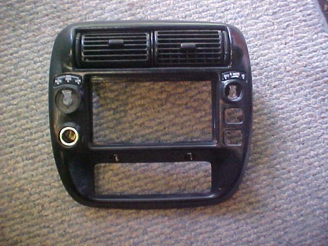 1995-2002 ford explorer radio trim black