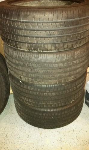 Set of 4 used goodyear eagle f1 supercar 245/45r20 tire y 99 summer tires 