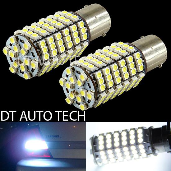 6x 1156 ba15s rv trailer 12v led lights bulbs 120 smd 6000k xenon white