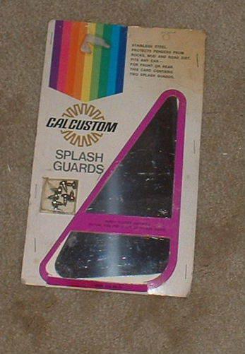 Any car chrome splash guards front or rear new