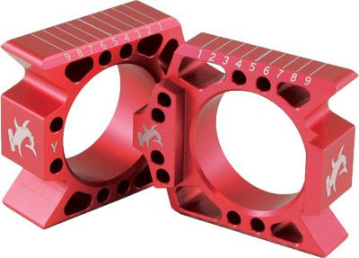 Hammerhead axle blocks red hon crfab red  -rep abh2