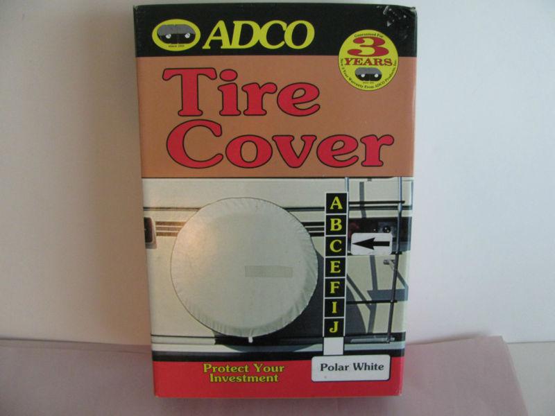 Adco.. vinyl ...spare.tire cover..polar white..size 31 1/4