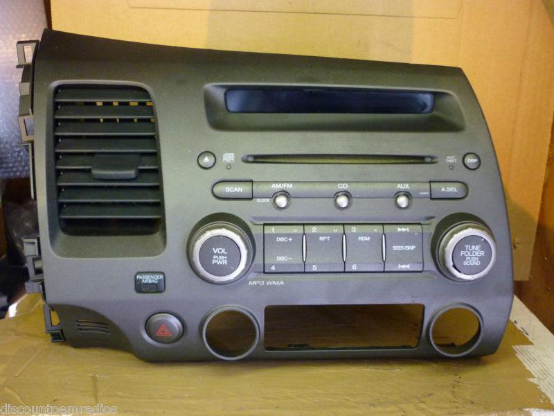 06-11 honda civic radio cd mp3 & code  39100-sna-a040 2am0