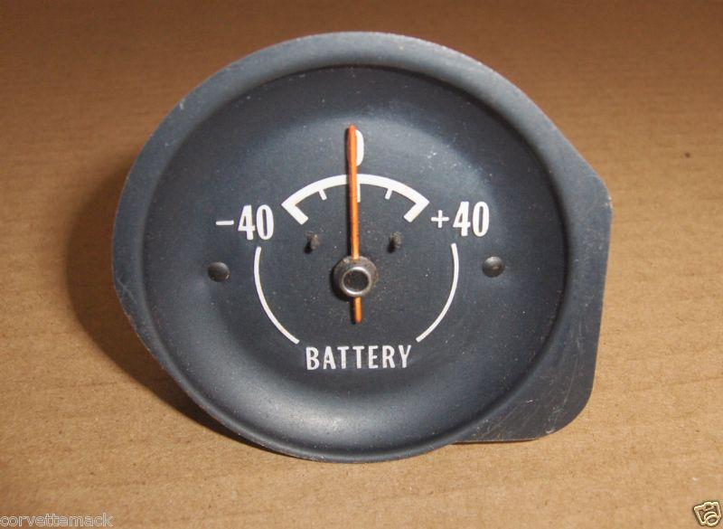 Corvette battery ammeter gauge 75,76 gm