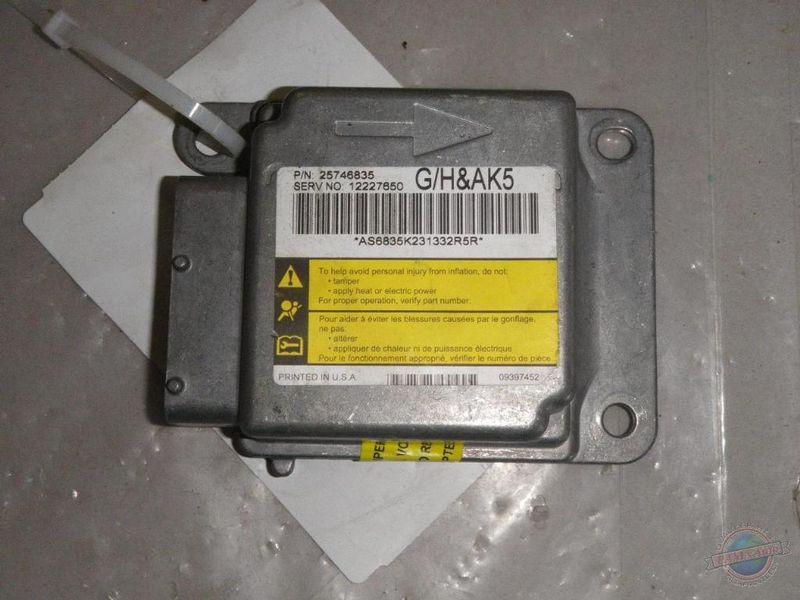 Air bag bcm/ecu lesabre 1044120 04 airbag ecu gd bags 12227650