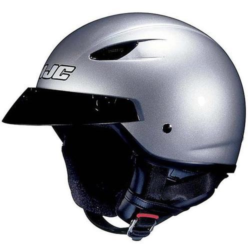 New hjc cl-21m half-helmet adult helmet, silver/gray, small/sm